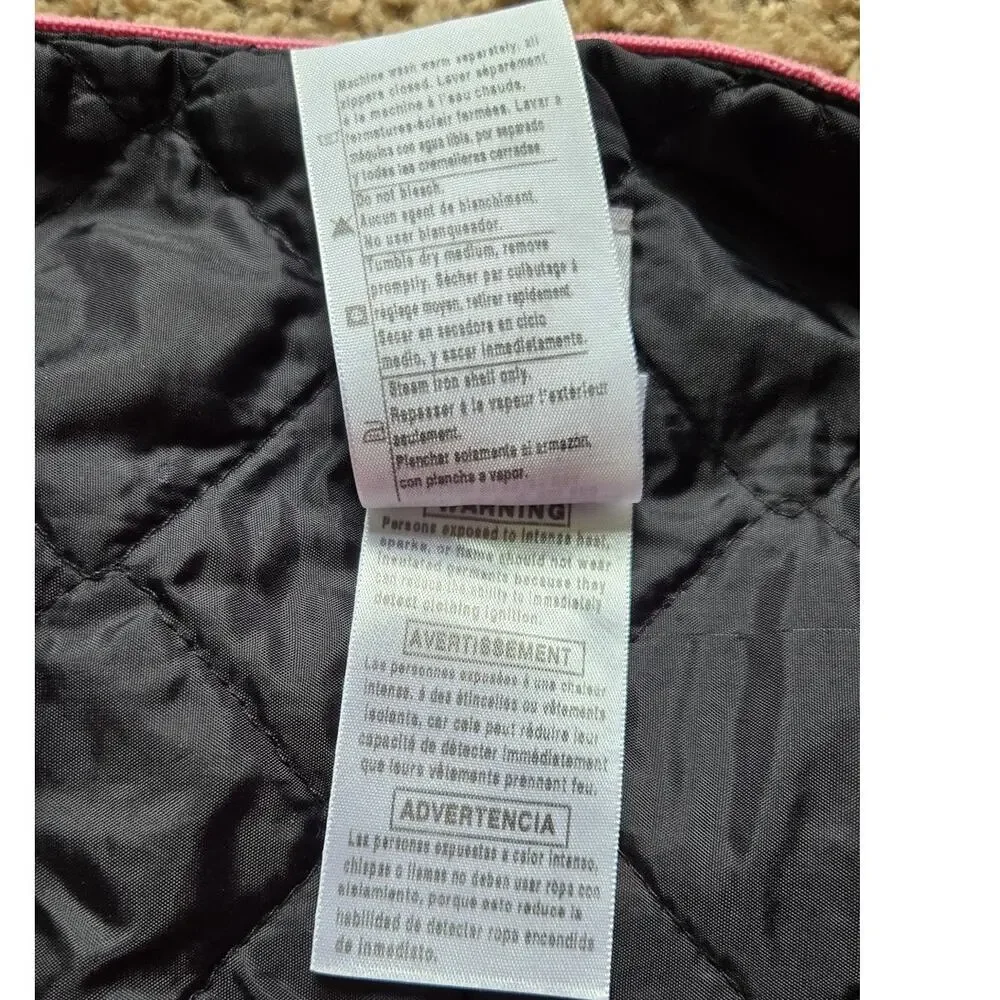 Carhartt Womens Pink Insulated Overalls Bib Utility Work Wear 8x32 - Picture 5 of 13